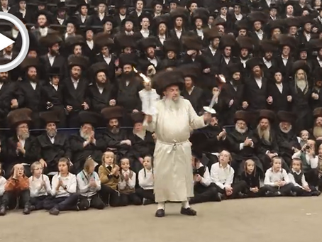 ווידיאו • מעמד שמחת בית השואבה בחצר הקודש לעלוב