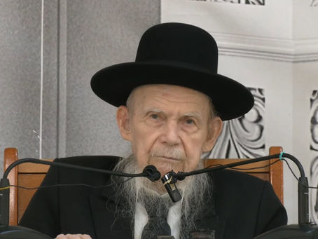 ווידיאו • מרן הגרי"ג אדלשטיין זצוק"ל באזוכט אין ישיבת עטרת שלמה סיון תשפ"א