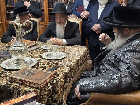 הויפט רב פון רוסלאנד הרב בערל לאזאר באזוכט ביי האד' מסאטמאר‎