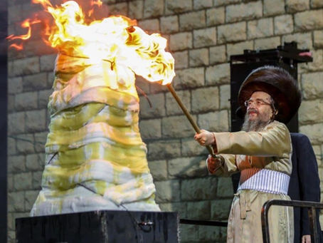 ריזן מעמד ההדלקה געפלאנט אין ירושלים בראשות הרה''צ רבי יעקב מאיר שעכטער שליט''א