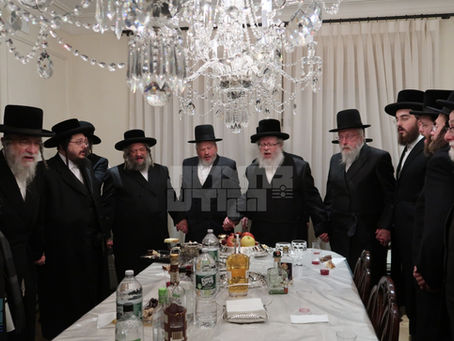 האד' מבוהוש אויפגענימען מיט גרויס כבוד ביי בליץ באזוך אין וויליאמסבורג לטובת מוסדותיו