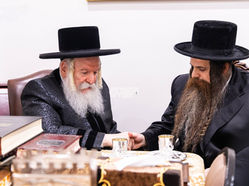 ביקורי ענבים: האד' מאמשינאוו באזוכט בבתי אדמור"ים איינצולאדענען צו די חתונה פון א קינד