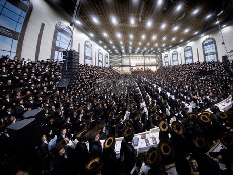 לעצטע הכנות צום ערשטמאליגן יום הקדוש בצל האד' מסאטמאר אין קרית יואל אין פראכטפול-ערגענצטער ביהמ"ד הגדול והחדש