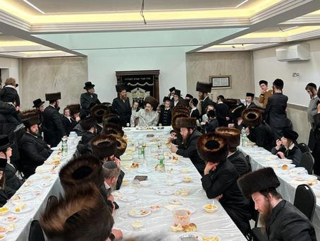 האדמו''ר מוויז'ניץ לאנדאן באזוכט אין נייעם יישוב וועסטקליף