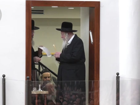 משנים קדמוניות • פילע ווידיאו פון מעמד הדלקת נרות חנוכה בחצר הקודש גור | א' דחנוכה תשפ"א