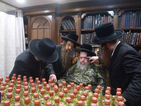אור פני משה: רירנדע מעמד "ברכת הקודש" במעון קדשו פון האד' מקאלוב פאר תומכי מוסדותיו הק' "אור עולם"