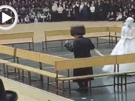 ווידיאו • מצוה טאנץ פון האד' מסקווירא ביים חתונה הגדולה בחצרות סקווירא - וויזניץ מאנסי