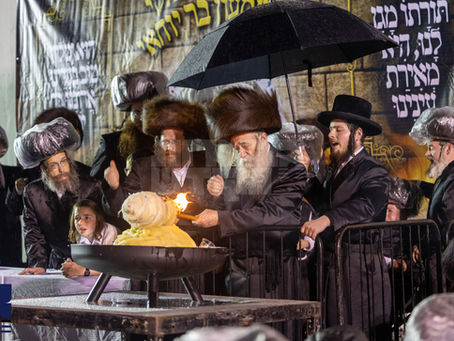 ל"ג בעומר בחצר הקודש טשערנאביל