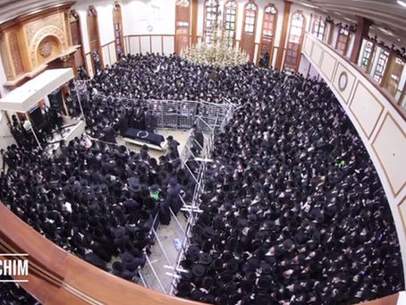 ווידיאו • מסע הלוי' פון כ"ק האד' הרה"ק מראחמיסטריווקא זצוק"ל אין בארא פארק אין מאנסי