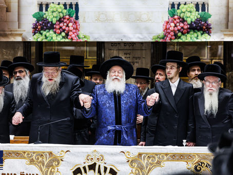 ענבי הגפן בענבי הגפן • הערליכע שידוך געשלאסן בחצר הקודש באבוב פון חתן וכלה נכדי הרה"ק בעל 'דברי שלמה' מבאבוב זי"ע