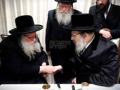 נועדו יחדיו • האד' מוויזניץ לאנדאן באזוכט בבתי גדולי ישראל בארה"ק