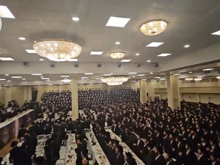 ווידיאו • מעמד הכביר "הנחת אבן הפינה" און כינוס חסידי סאטמאר אייראפע אין אנטווערפען