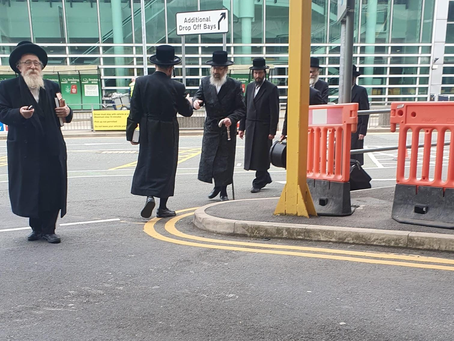 האד' מוויז'ניץ לאנדאן אנגעקומען צוגאסט קיין מאנטשעסטער