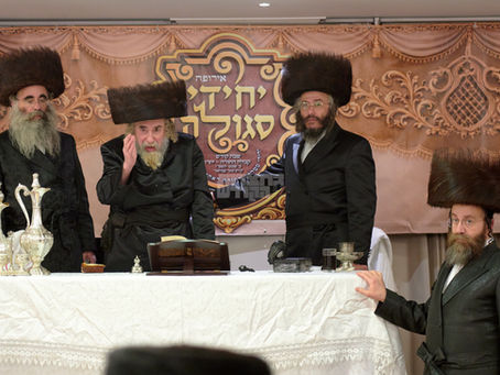 הערליכער שבת התוועדות אין "קאלטשעסטער" ענגלאנד מיט כ"ק אדמו"ר מראחמיסטריווקא שליט"א