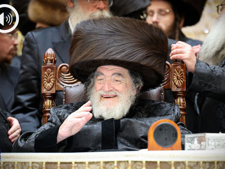 רירנדע דברי פרידה פון האד' מוויזניץ פאר עדת חסידיו צום קאמפלעצירטע אפעראציע אין לאס אנדזשעלעס