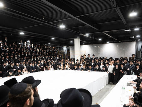 האד' מקארלין סטאלין אין ניו יארק לרגל די מעמד חנוכת הבית פאר תלמוד תורה החדש אין לעיקוואד