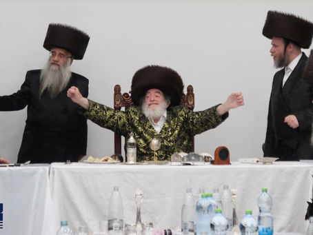 פייערליכע שמחת הפארשפיל לקראת די חתונה הגדולה בחצר הקודש וויזניץ פארגעקומען אין נתניה