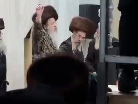 פורים בחצר הקודש דז'יקוב ויז'ניץ