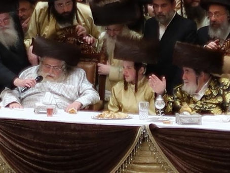 ובכן צדיקים • באריכט פון היסטארישע חתונה בבית וויז'ניץ תולדות אברהם יצחק