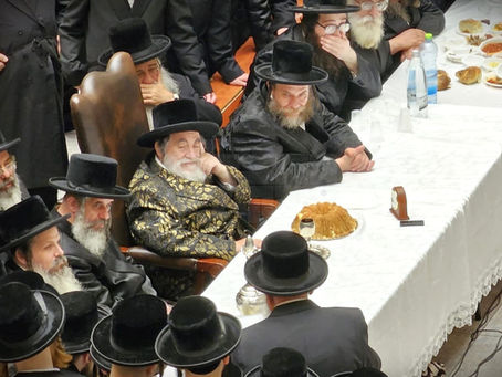 סעודת הילולא פון הרה"ק הדמשק אליעזר מוויזניץ זי"ע בראשות האד' מוויזניץ