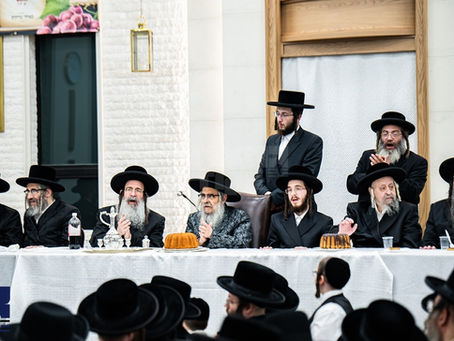 שמחת התנאים בחצר הקודש סאטמאר אין ביהמ"ד בית שמואל דקהל יטב לב אין קרית יואל