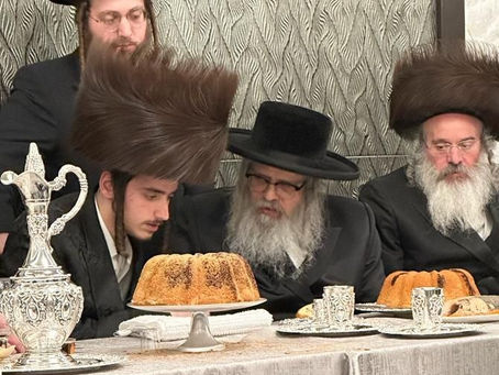 האד' מסאטמאר ביים שבע ברכות לנכד המשב''ק הרב משה פריעדמאן