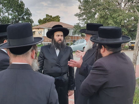 הגה"צ אב"ד סיגוט שליט"א בן האד' מסאטמאר באזוכט אין ארץ ישראל