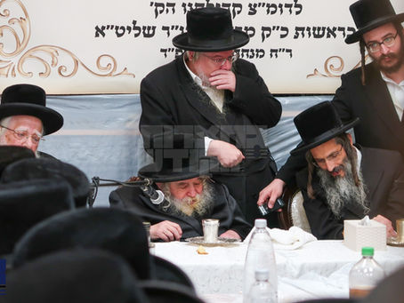 האד' מטשערנאביל באשיינט מעמד הכתרה פאר נייעם דיין אין ק"ק טשערנאביל הר יונה