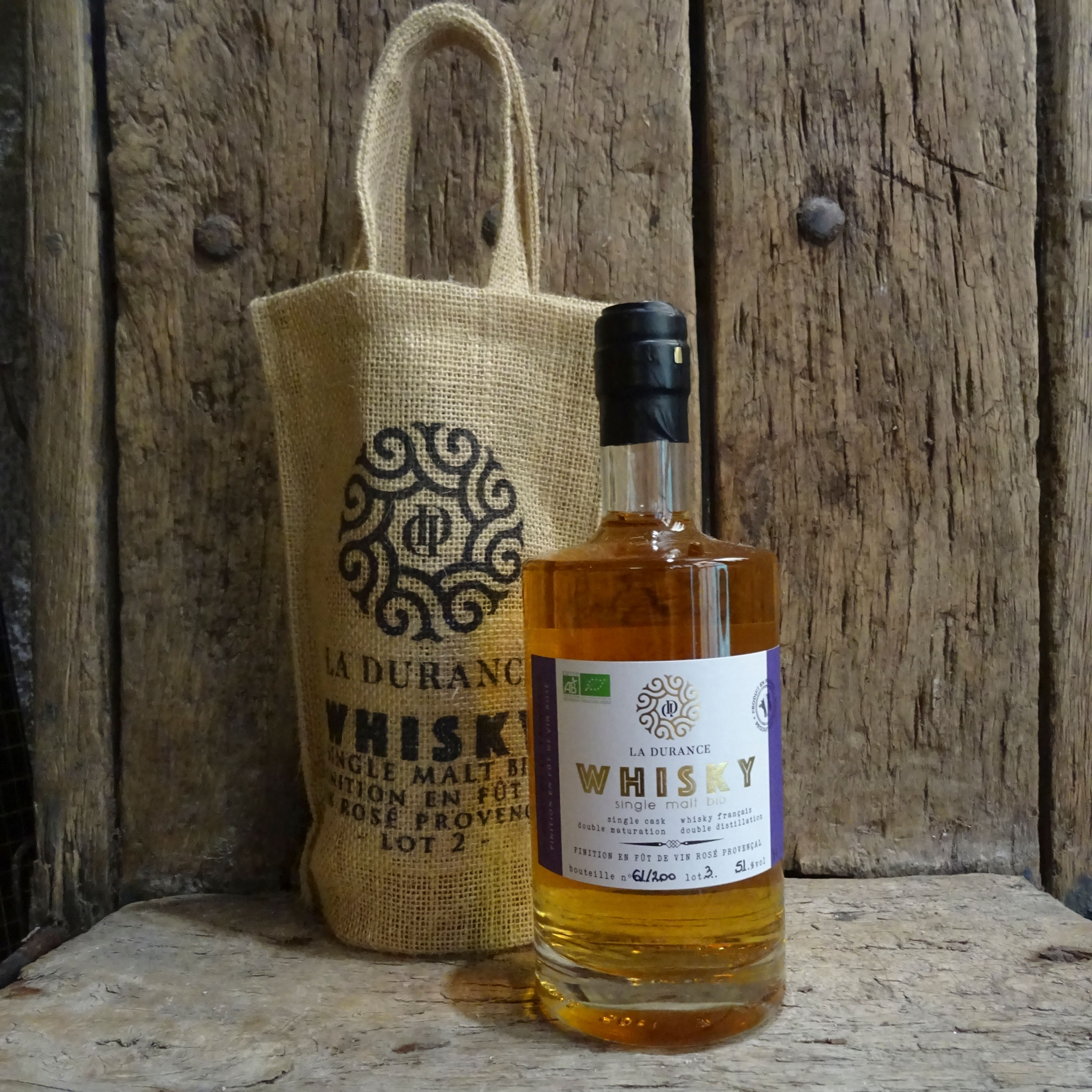 Single malt organic Whisky - Distillerie La Durance