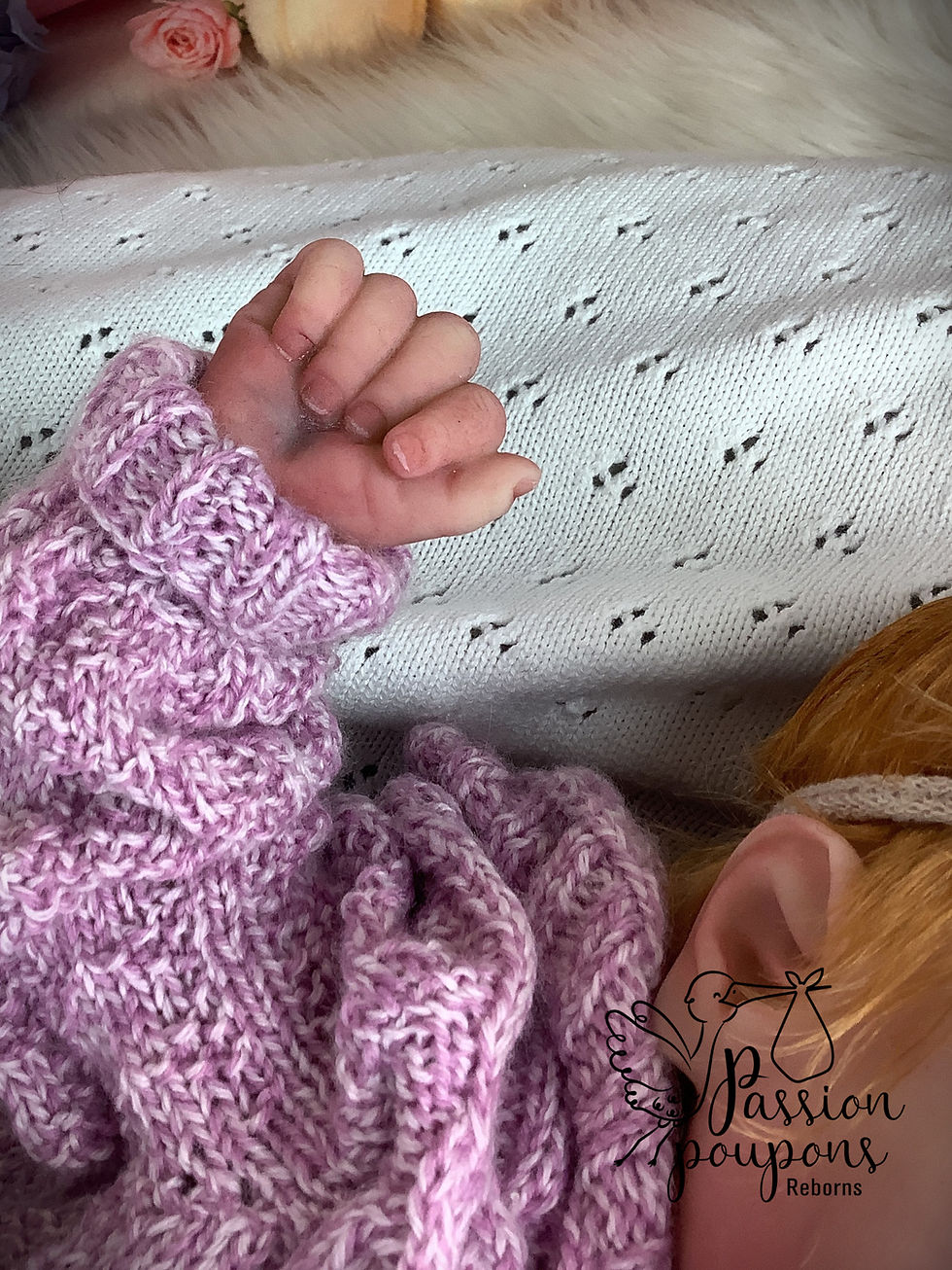 Miniature : Bébé reborn Peaches | Poupée thérapeutique réaliste de Passion poupons au Québec