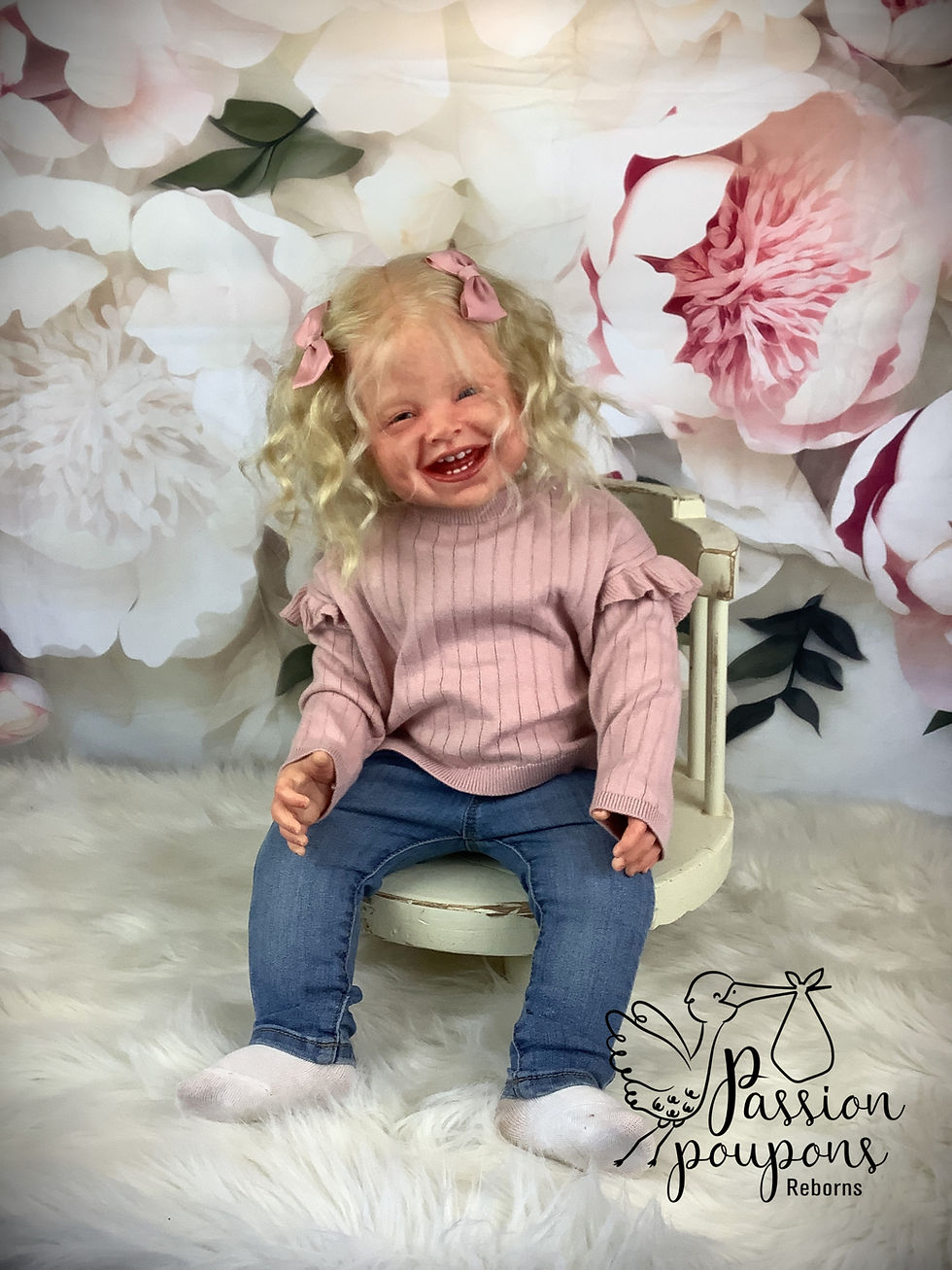 Miniature : Bébé reborn Bliss de Ping Lau | Poupée réaliste en silicone fait mains au Québec