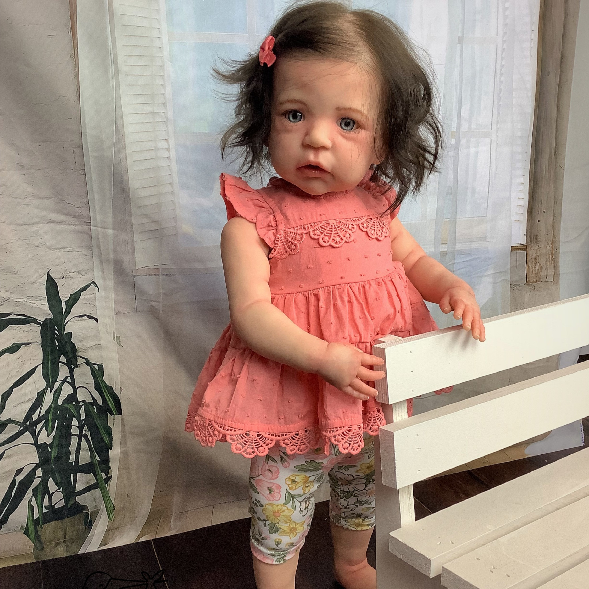 Lot De Vêtements D'été Pour Bébé 1 Mois Ou Poupée Reborn (50 Cm) - 9 Pièces - Occasion Très Bon état