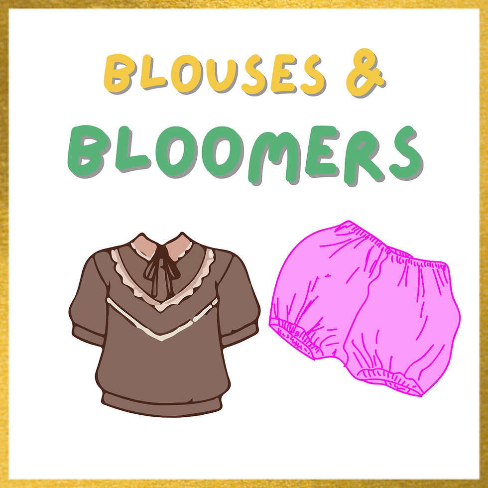 Blouse et bloomer pour bébés