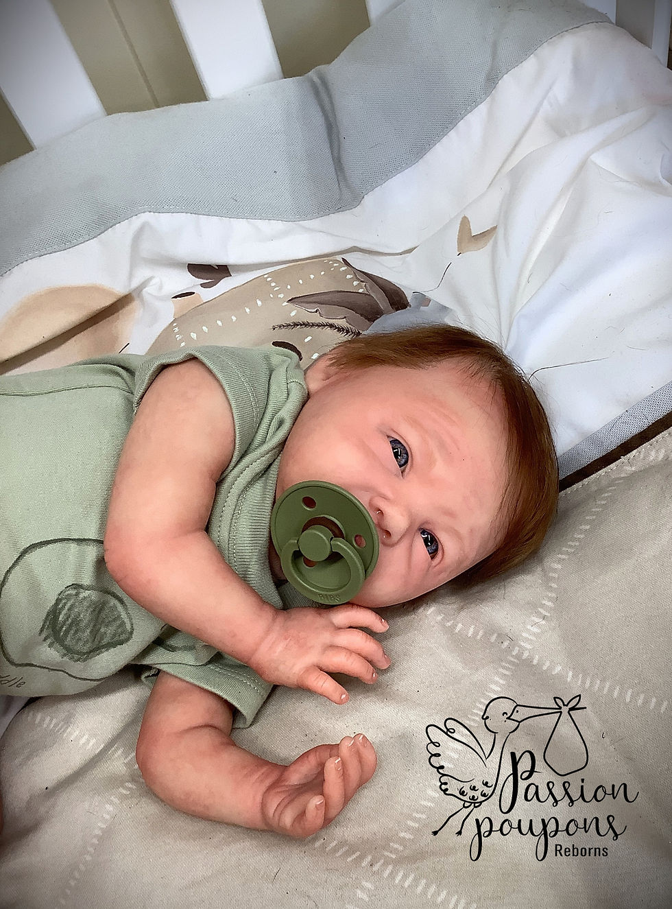 Miniature : Bébé reborn Sansa | Poupée thérapeutique fait mains au Québec par Passion Poupons