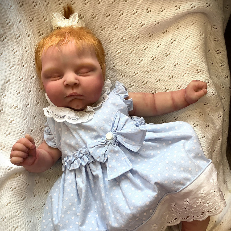 Miniature : Bébé reborn Peaches | Poupée thérapeutique réaliste de Passion poupons au Québec