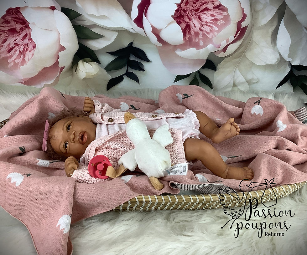 Miniature : Bébé reborn DeShawn | Passion poupons | Poupée thérapeutique conçues à la main au Québec