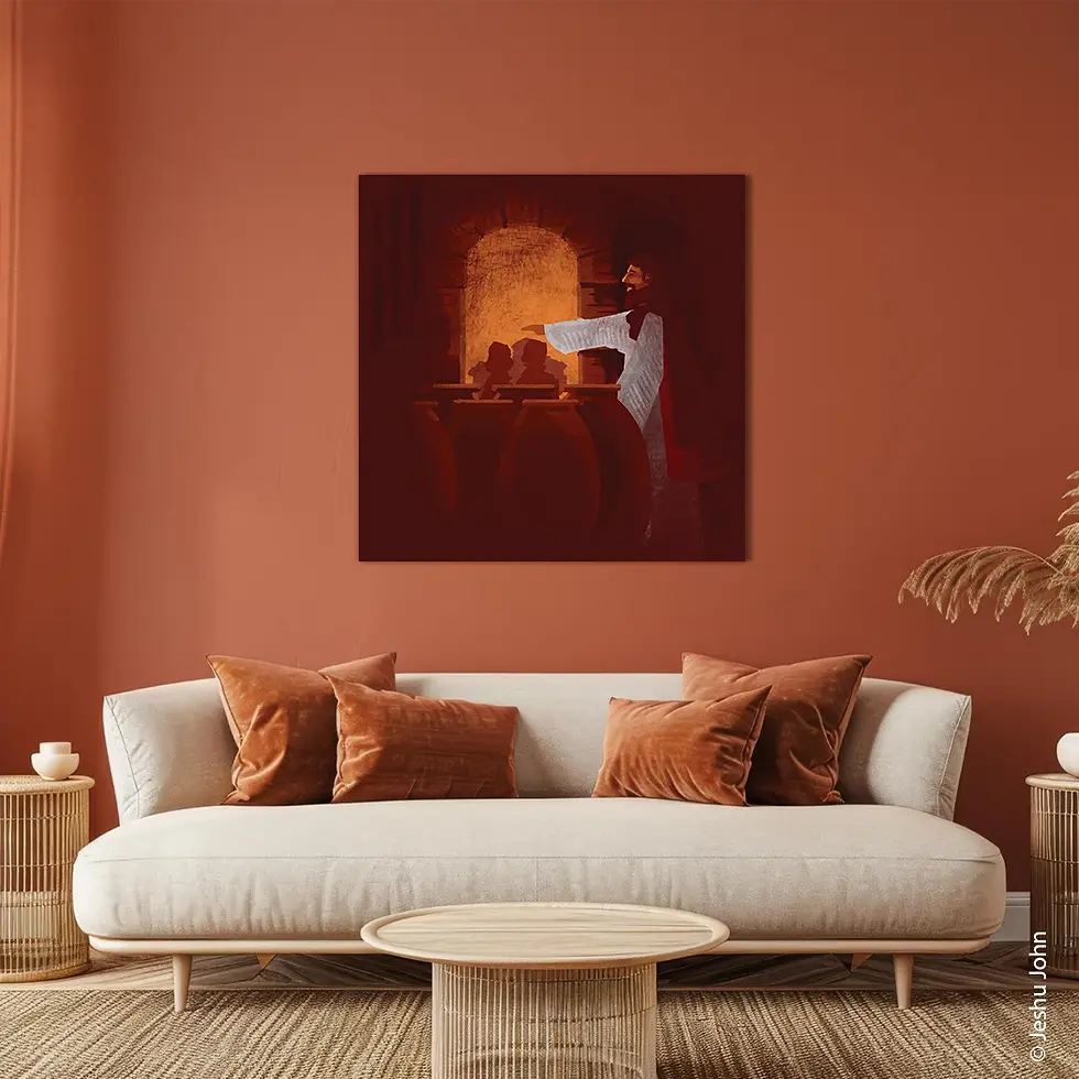 Thumbnail: The Lord of Time and Substance – Christian Bible Wall Art