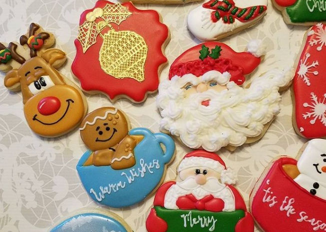 Nanacakes Christmas Themed Cookies