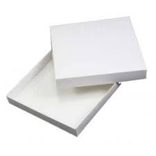 Pearlised square greeting card box