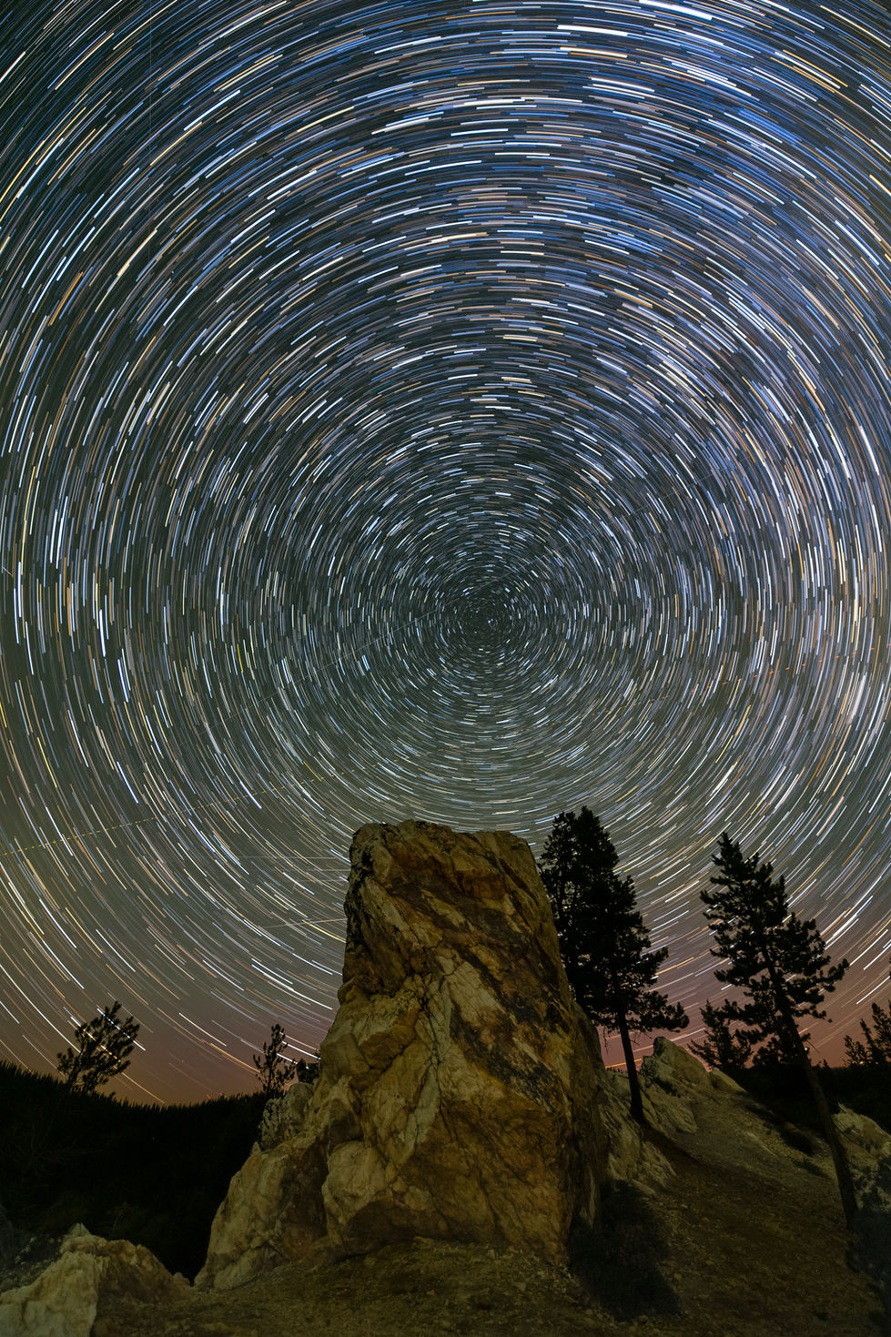 Crystal Mountain Star Trail