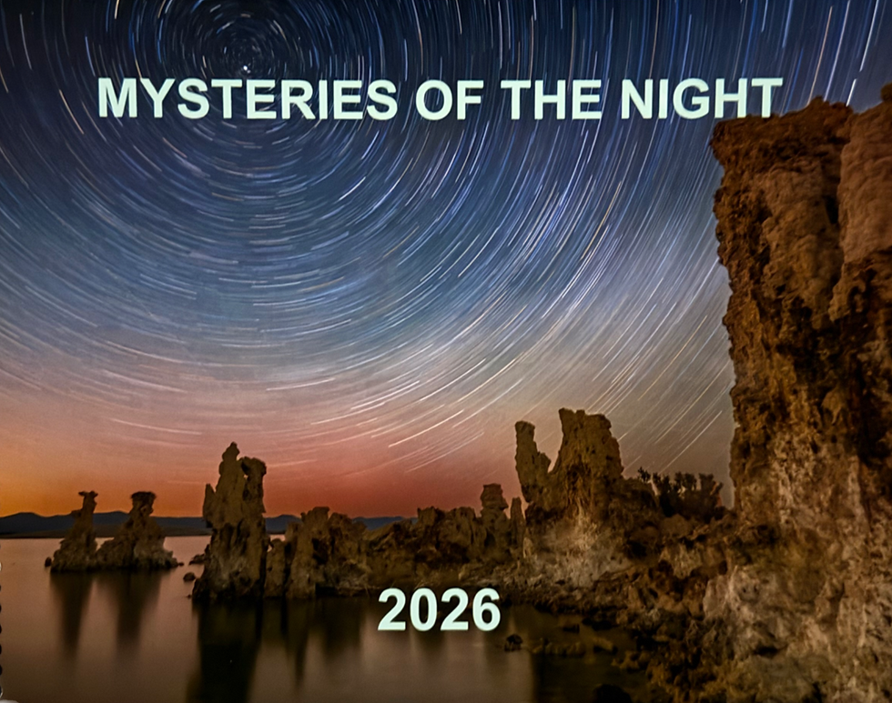 Mysteries of the Night DESKTOP Calendar