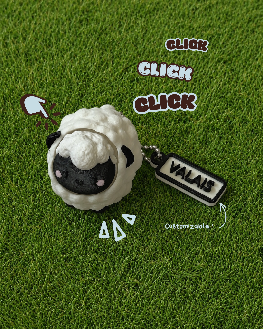 Swiss Blacknose Sheep Clicker