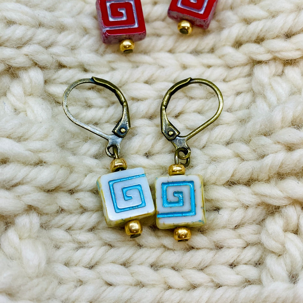 Thumbnail: Yarn and Stitch Markers for the Trail Mix Wrap