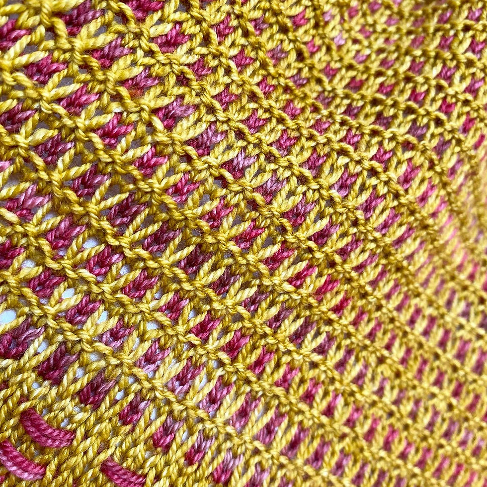 Thumbnail: mosaic knitting stitches