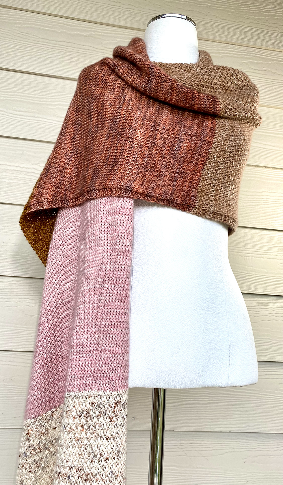 Thumbnail: Knit & Purl Wrap Knitting Pattern Industrial Whimsy