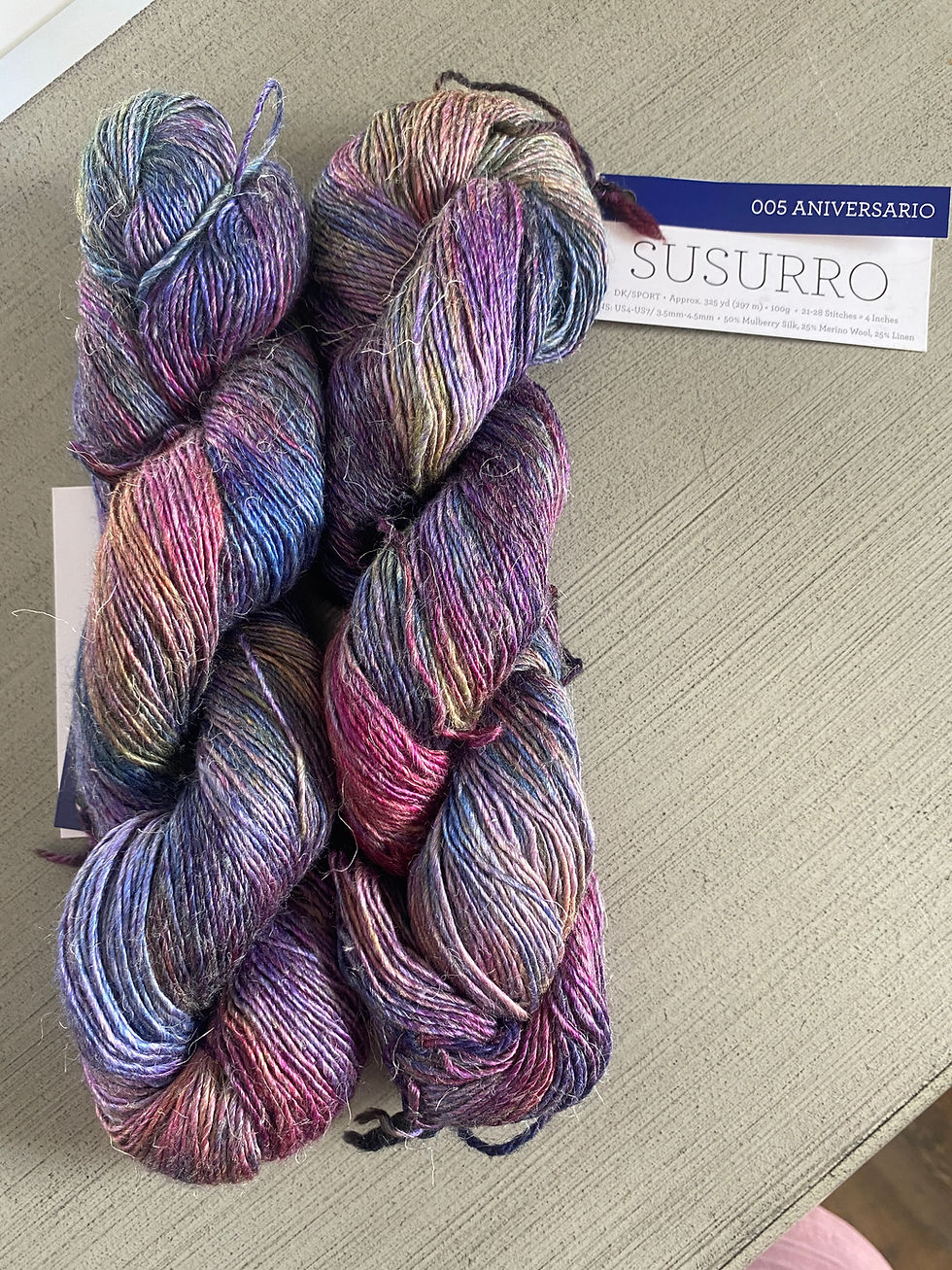 Thumbnail: Yarn for Scallop Wrap, Sea Foam Shawl