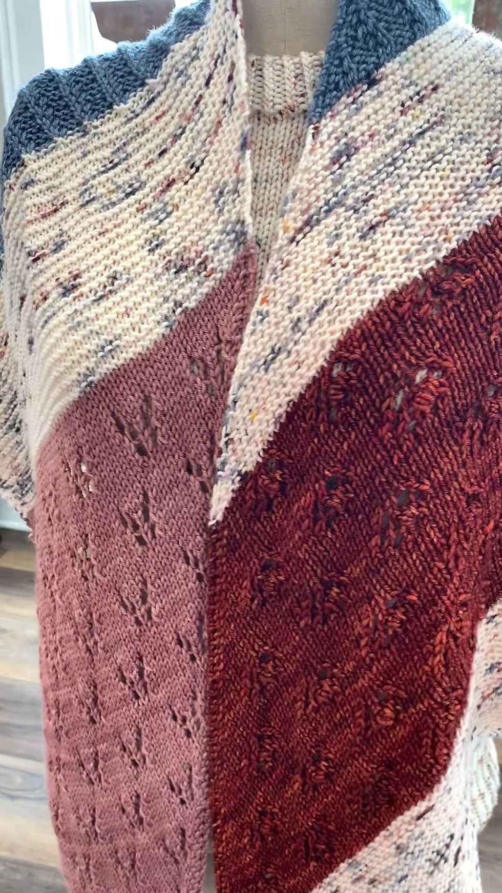 Thumbnail: road trip shawl lace