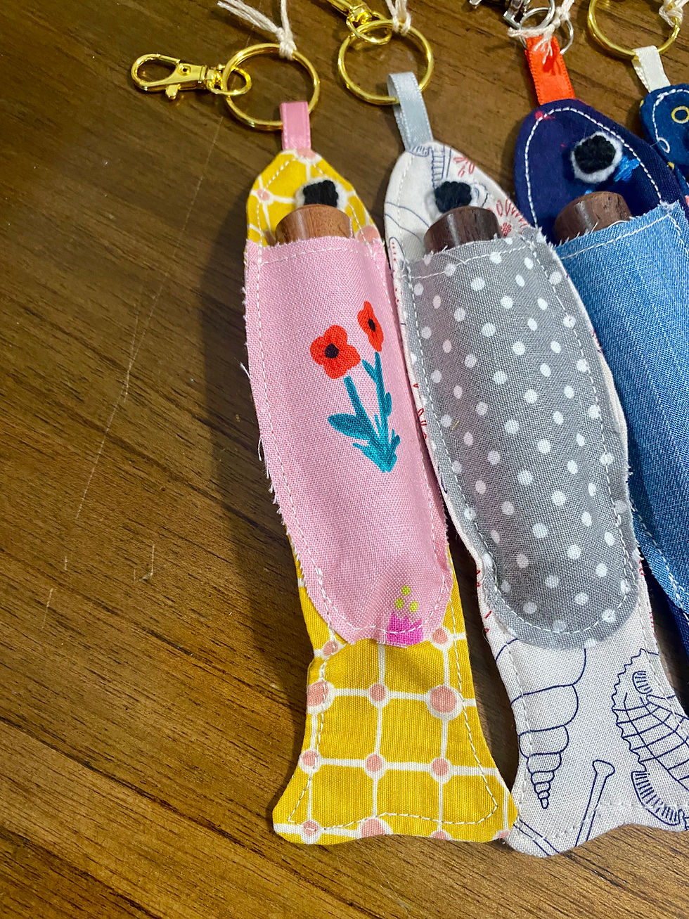 Thumbnail: Sardine Notions Case Holder Keychain 