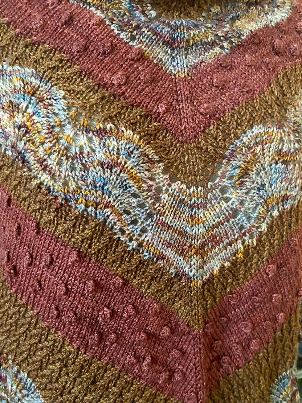 Thumbnail: autumn shawl lace