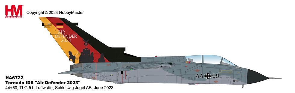 Thumbnail: Hobby Master HA6722, Tornado IDS "Air Defender 2023" 44+69, TLG 51, Luftwa, 1:72